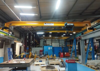1 Single Beam Crane and 1 Gantry Support System