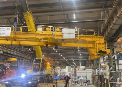 Twin Beam Crane and Single Beam Crane with Gantry Support System