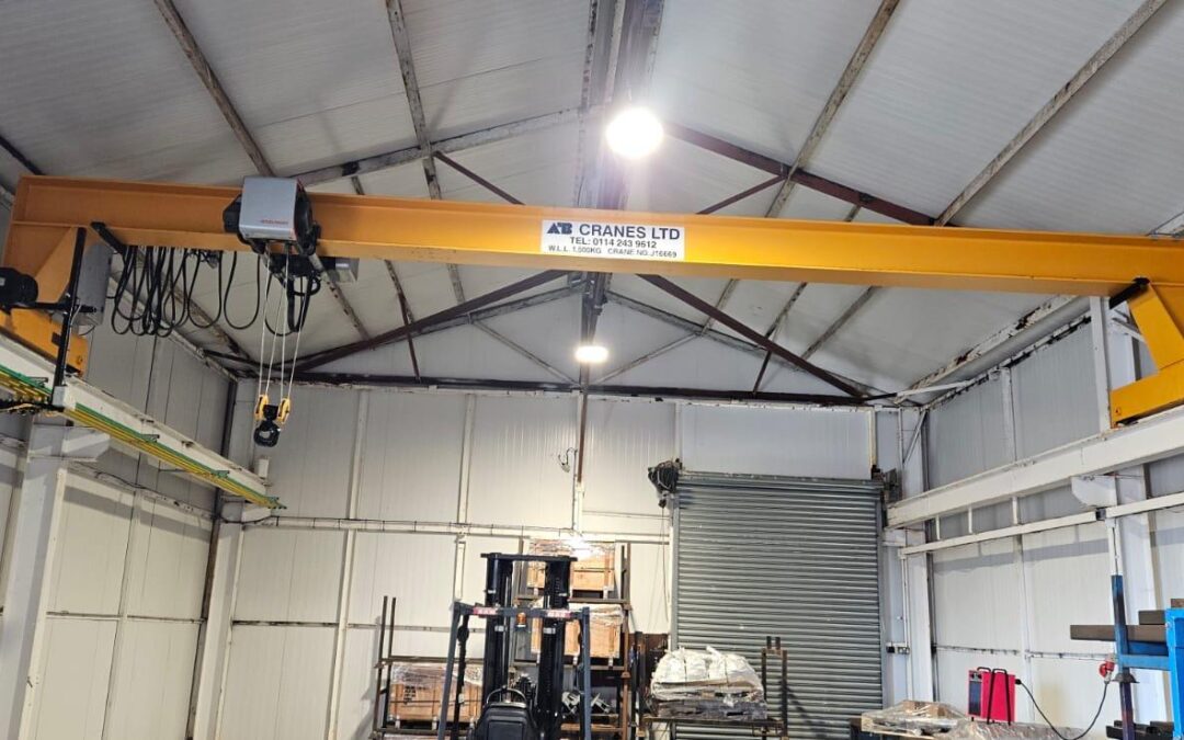 1.5 Tonne Crane Installed