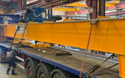 20 Tonne Twin Beam Crane Fitted with a Misia Crab Unit