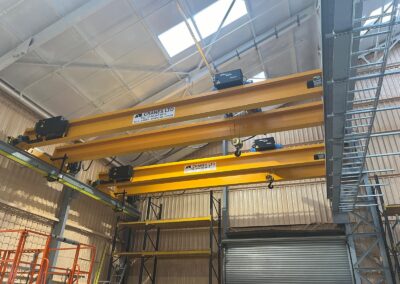 2x5 ton Cranes installed @ Riley’s