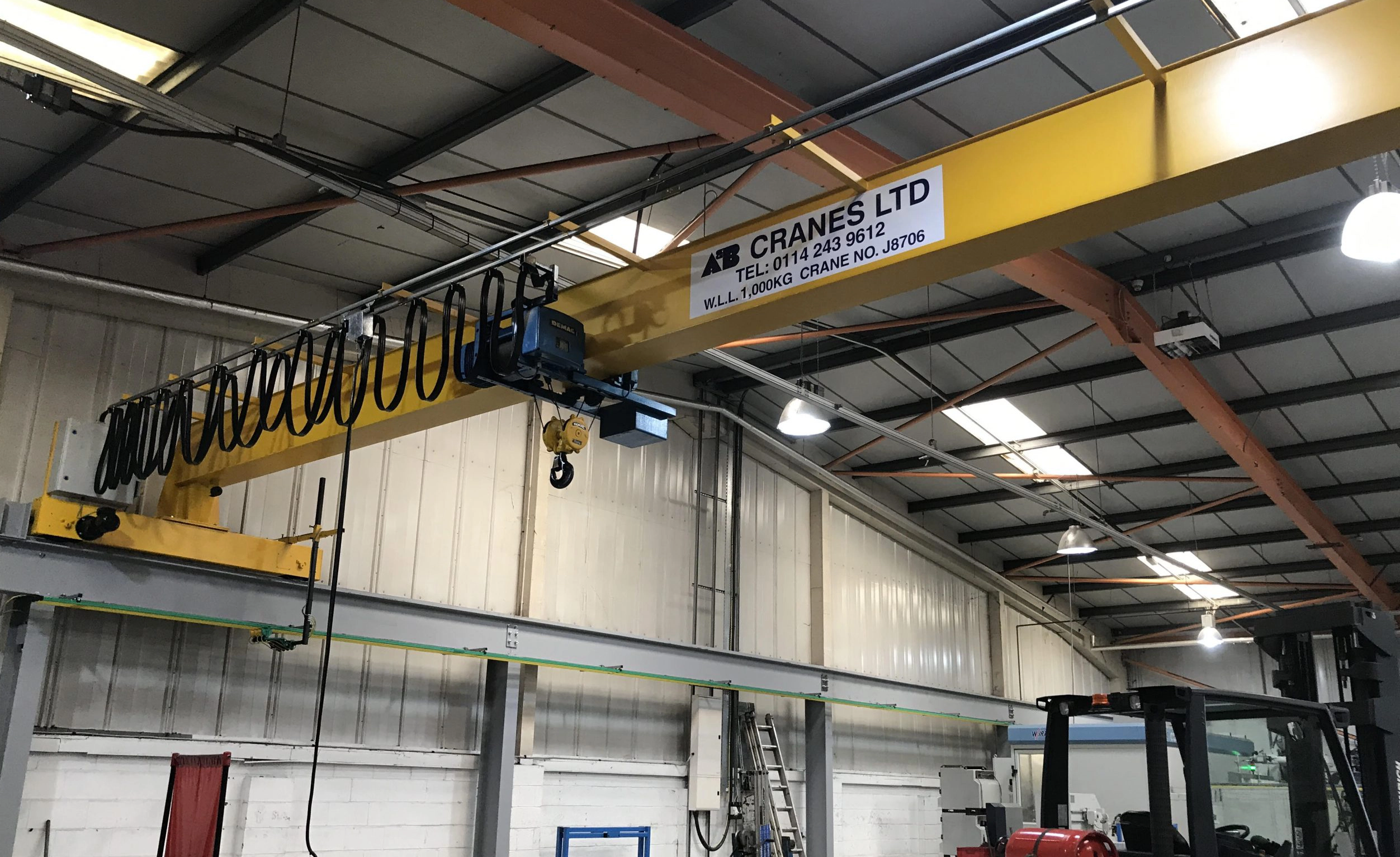 1 Ton Overhead Gantry Crane | Bespoke UK Industrial Cranes